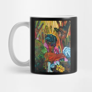 Raised fist Mug